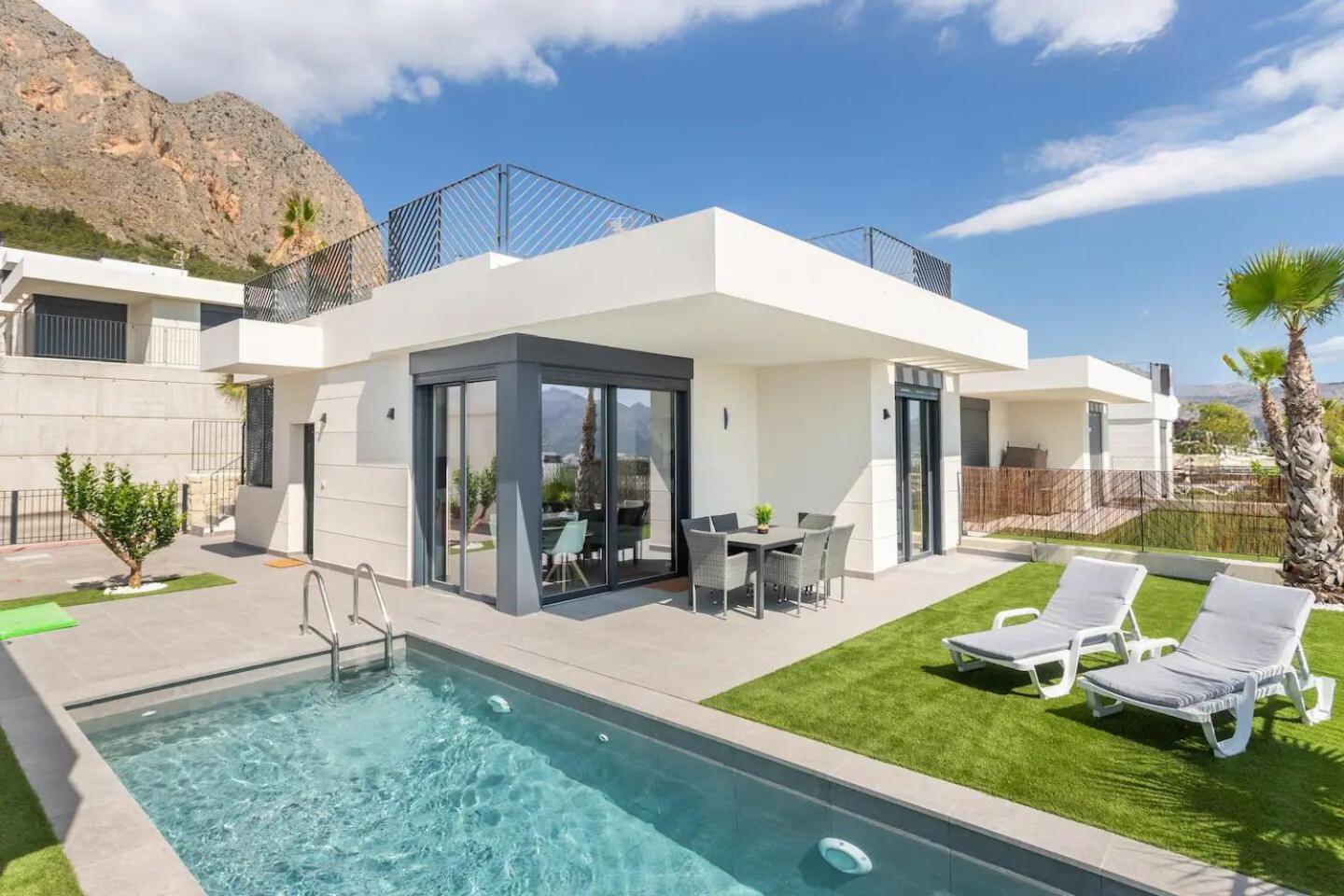 Casa Con Piscina Privada Polop Villa Eksteriør billede
