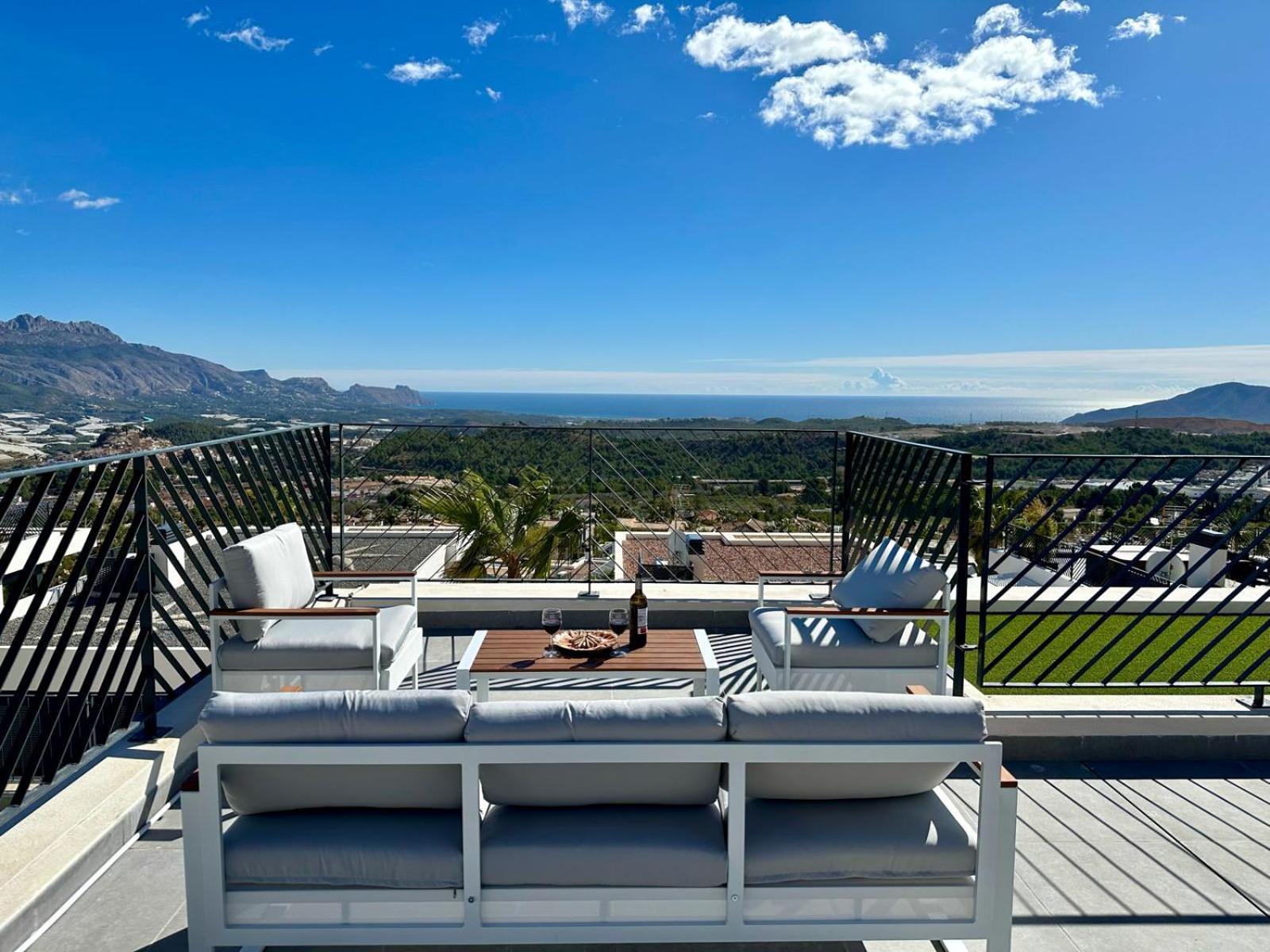 Casa Con Piscina Privada Polop Villa Eksteriør billede