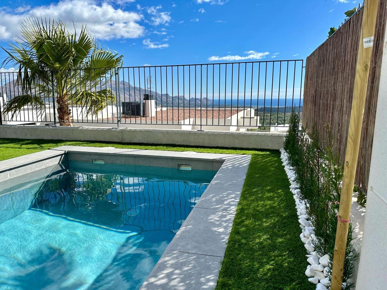 Casa Con Piscina Privada Polop Villa Eksteriør billede